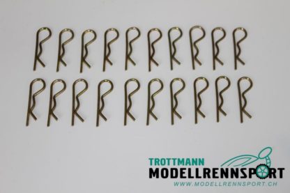 Befestigungsklammern gold
